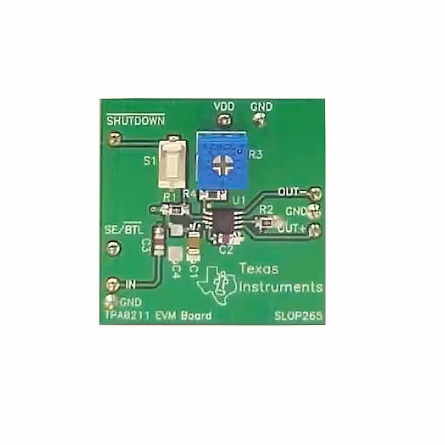 TPA0211EVM Texas Instruments  Cartes d'évaluation - Amplificateurs audio